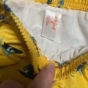 Boys Cat and Jack 5T Dino swim shorts